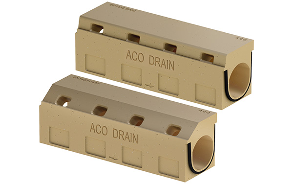 Entwässerungsrinne ACO DRAIN® KerbDrain Road - Flachbord, Hochbord