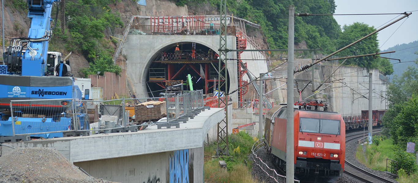 Tunnel Rothenstein – Röhre am südlichen Ausgang