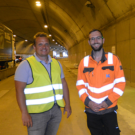 Torsten Klehm, ACO Tiefbau Vertrieb GmbH und Felix Sandhöfer, August Reiners Bauunternehmung GmbH | Tunnelbau