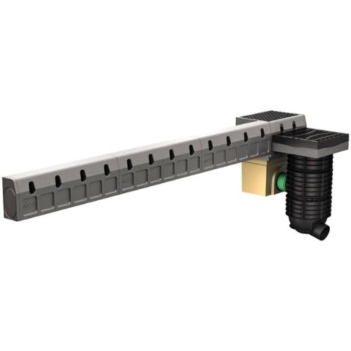 Entwässerungssystem ACO Drain®Box als Starkregenvorsorge